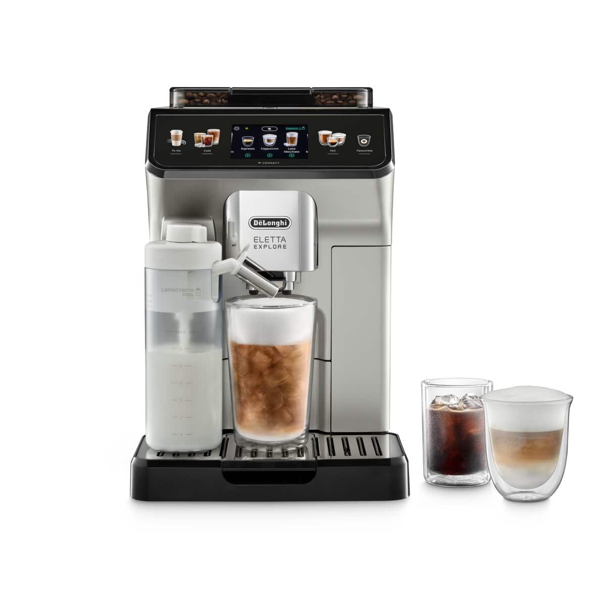 De'Longhi Eletta Explore — Zilver