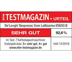 Getestet vom ETM Testmagazin