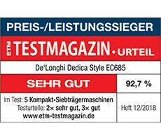 Getestet vom ETM Testmagazin