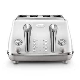 Icona Capitals 4 Slice Toaster White