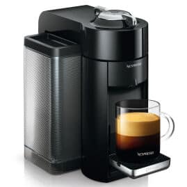 Nespresso Vertuo Coffee and Espresso Machine by De'Longhi, Black - ENV135BCA