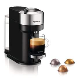 Machine à café et à espresso Nespresso Vertuo Next par De’Longhi, chrome – ENV120CCA