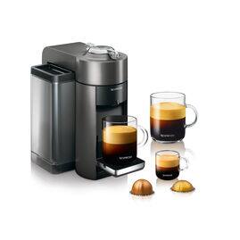 Nespresso Vertuo Coffee and Espresso Machine by De'Longhi, Graphite Metal ENV135GY