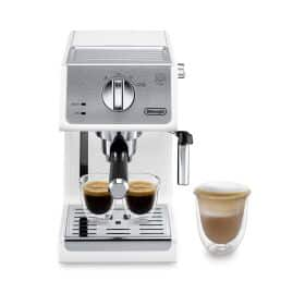 Manual Espresso Machine, Cappuccino Maker - White - ECP3220W 