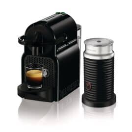 Nespresso Inissia Espresso Machine with Aeroccino by De'Longhi, Black EN80BAECA