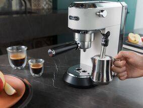 White Dedica Manual espresso machine De Longhi AU