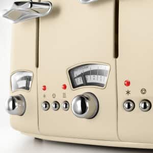 Argento Flora 4 Slice Toaster Jasmine Beige