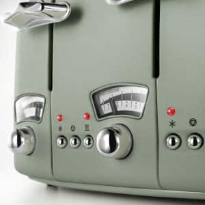 Argento Flora 4 Slice Toaster Peppermint Green