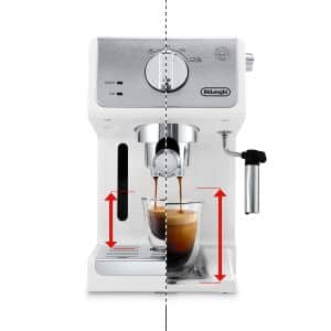 Manual Espresso Machine, Cappuccino Maker - White - ECP3220W