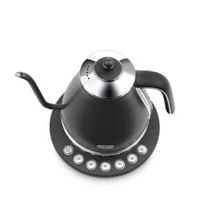 KBOE1230J-GY アイコナ 温度設定機能付き電気カフェケトル プレステージグレー