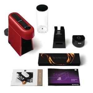 Nespresso Essenza Plus Machine by De'Longhi, Red - EN200RCA