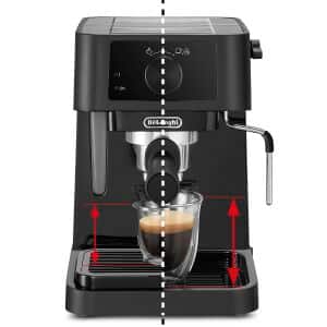 DeLonghi STILOSA エスプレッソメーカー EC2534-BK De'Longhi Stilosa Manual Espresso Machine, Latte