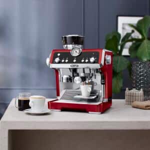 La Specialista Espresso Machine with Sensor Grinder & Dual Heating System, Red - EC9335R