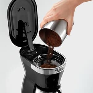 【新品】DeLonghi ドリップコーヒーメーカー ICM12011J-BK デロンギ アクティブ シリーズ ドリップコーヒーメーカー