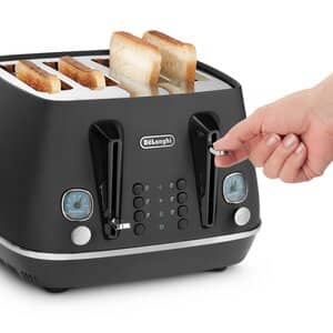 Distinta Moments 4 Slice Toaster Sunset Black