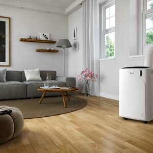 PAC EM367 500 sq ft Portable Air Conditioner with compact design and Eco Friendly Gas