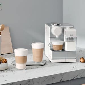 Nespresso Lattissima Touch Espresso Machine by De'Longhi, Frosted Silver EN560SCA
