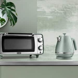 EOI408J-GR ディスティンタ・ペルラ オーブン＆トースター グリーン