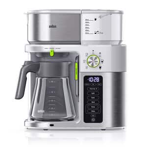 MultiServe Coffee machines, MultiServe Coffee Machine + Hot Water, SCA Certified, White - KF9150WH, 0X13211038
