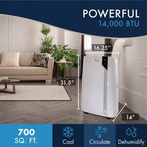 Arctic Whisper Extreme PAC EX390LVYN 700 sq ft portable air conditioner with Cool Surround™ Technology and EcoReal Feel