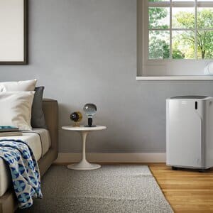 Artic Whisper PAC EM375WRC 500 sq ft Portable Air Conditioner with compact design and Eco Friendly Gas