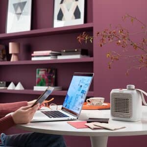 HFX12D03-BG カプスーラ デスク セラミックファンヒーター サンドベージュ