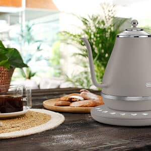 KBOE1230J-BG アイコナ 温度設定機能付き電気カフェケトル ビターグレージュ