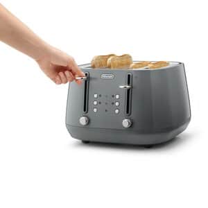 Eclettica 4 Slice Toaster Graceful Grey