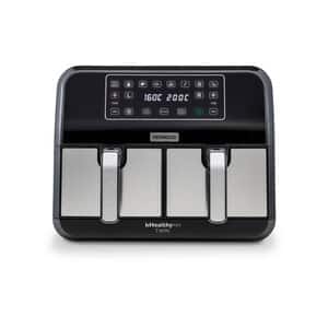 Airfryers, kHealthy Fry TWIN Air Fryer HFM20.000MB, 00C462400KEDE