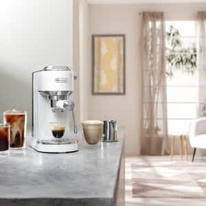 EC890J-WI デディカ デュオ エスプレッソ・カプチーノメーカー ホワイト