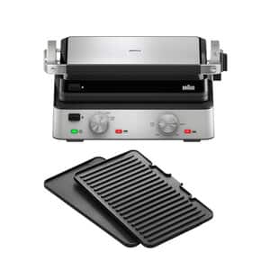 MultiGrill 7, MultiGrill 7 contactgrill CG 7020 Zwart/RVS, 0X17900000