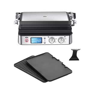 MultiGrill 9 and 9 Pro, MultiGrill 9 Contact grill CG 9040 Black/Stainless steel, 0X17900003