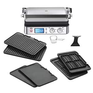 MultiGrill 9 and 9 Pro, MultiGrill 9 Contact grill CG 9047 Black/Stainless steel, 0X17900005