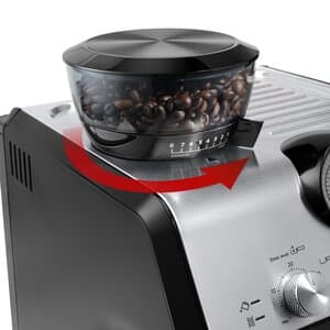 Espresso and Cappuccino Maker with Grinder EC9155.AL