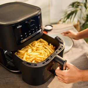 MultiFry 5 Heißluftfritteuse 2 in 1 HF 5055I Schwarz
