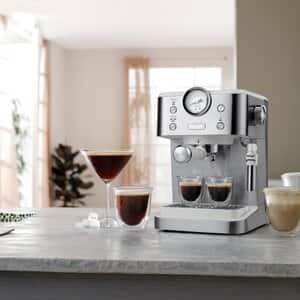 EM450J-W クラシック エスプレッソ・カプチーノメーカー ホワイト