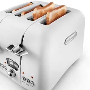 Argento 4 Slice Toaster White