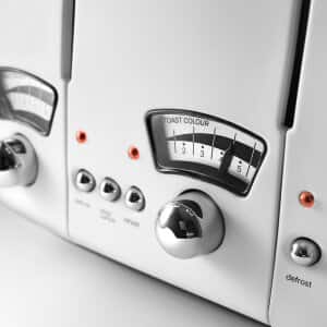 Argento 4 Slice Toaster White