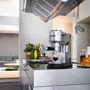 Dedica Manual Espresso Machine - Stainless Steel - EC680M