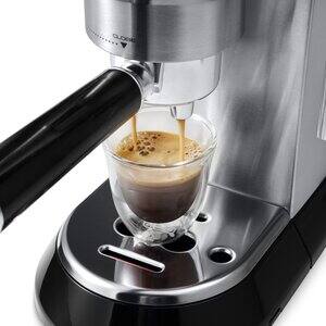 Dedica Manual Espresso Machine - Stainless Steel - EC680M