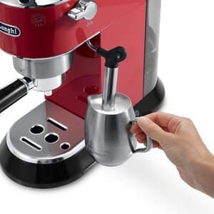 Dedica Manual Espresso Machine - Red - EC680R