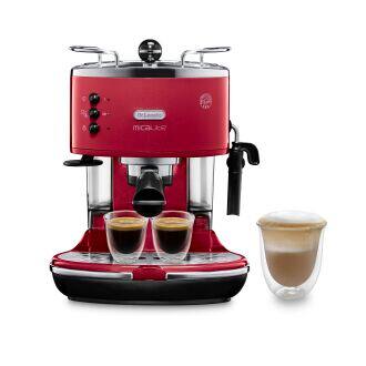 Icona Micalite ECOM311.RD Red Traditional Espresso Maker