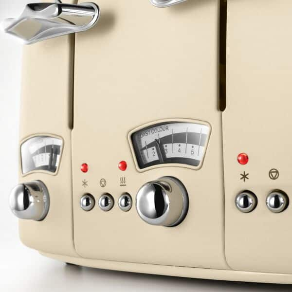 CT04.BG Argento Flora Toaster De Longhi UK