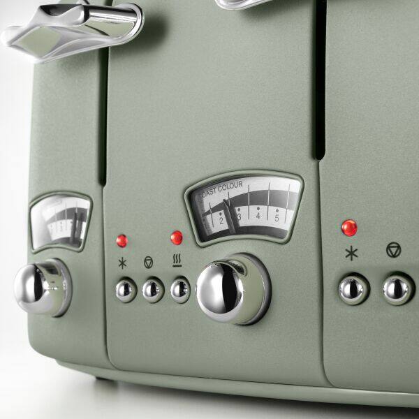 Argento Flora Toaster CT04.GRE De Longhi AU