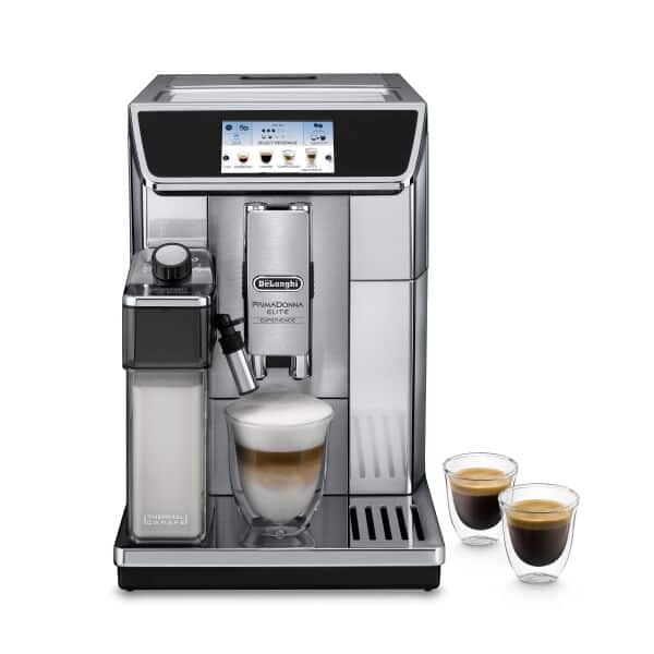 De'Longhi ECAM 350.15.B Macchina da caffè automatica in chicchi e polvere,  Spegnimento programmabile, Display LCD one touch & DLSC002 Filtro per Acqua