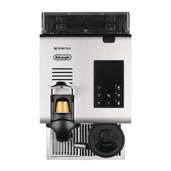 Nespresso DeLonghi Lattissima Pro EN 750MB-Cafetera de cápsulas, 19 bares,  apagado automático, depósito de leche, pantalla táctil, color Aluminium,  Incluye pack de bienvenida con 14 cápsulas : : Hogar y cocina