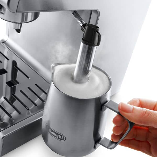 Stainless Steel 220-240v Espresso Maker Hot Water Steam Frother Machine  Making Matcha Latte Cappuccino Appliance for Coffee Bar