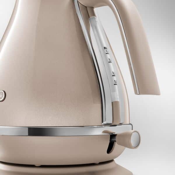 Delonghi icona 2024 kettle silver