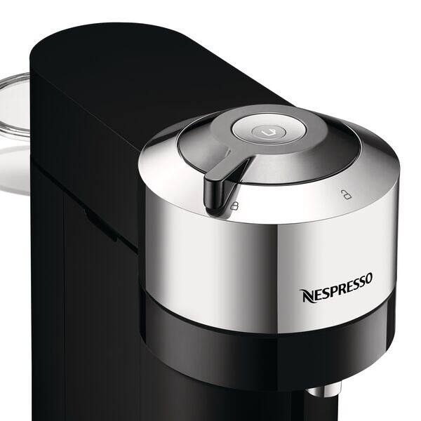 Nespresso Vertuo Next Coffee & Espresso Machine by De'Longhi, Chrome - ENV120CCA Detail