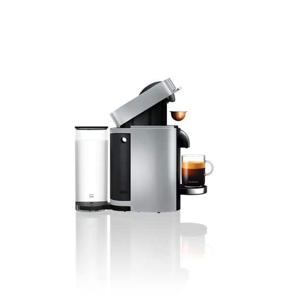 Magimix Vertuo Plus Aeroccino Nespresso Coffee Machine Silver